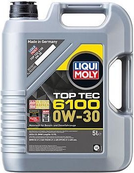 Масло моторное LIQUI MOLY SAE  0W30 Top Tec 6100 5 л 20779 синтетическое 20779
