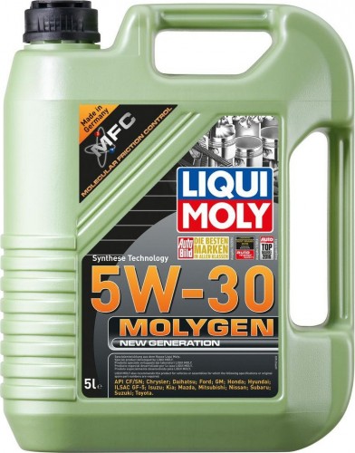 Масло моторное LIQUI MOLY SAE  5W30 Molygen New Generation  5 л 9043/9952 синтетическое 9952A