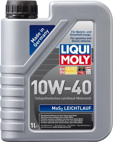 Масло моторное LIQUI MOLY SAE 10W40 MoS2 Leichtlauf   1 л 1930/2626 полусинтетическое 2626/1930