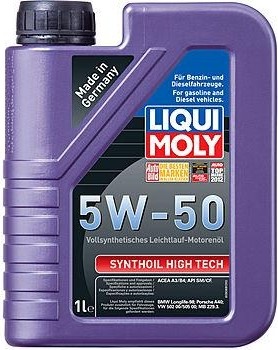 Масло моторное LIQUI MOLY SAE  5W50 Synthoil High Tech   1 л 9066 синтетическое 9066