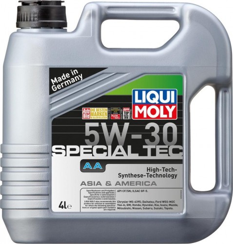 Масло моторное LIQUI MOLY SAE  5W30 Special Tec AA   4 л 7516/7616 синтетическое 7616/7516
