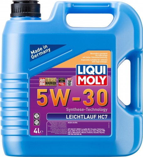 Масло моторное LIQUI MOLY SAE  5W30 Leichtlauf HC 7  4 л 8461 синтетическое 8461