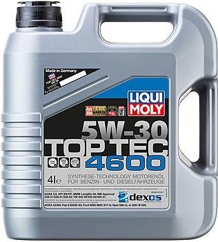 Масло моторное LIQUI MOLY SAE  5W30 Top Tec 4600   4 л 3763 синтетическое 3763