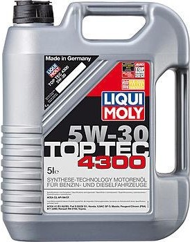 Масло моторное LIQUI MOLY SAE  5W30 Top Tec 4300   5 л. 8031 синтетическое 8031