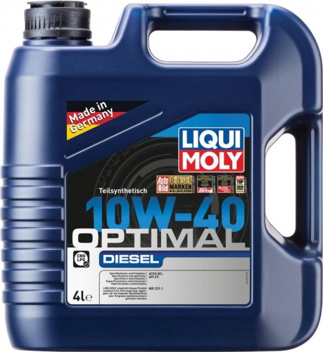 Масло моторное LIQUI MOLY SAE 10W40 Optimal Diesel   4 л 3934 полусинтетическое 3934