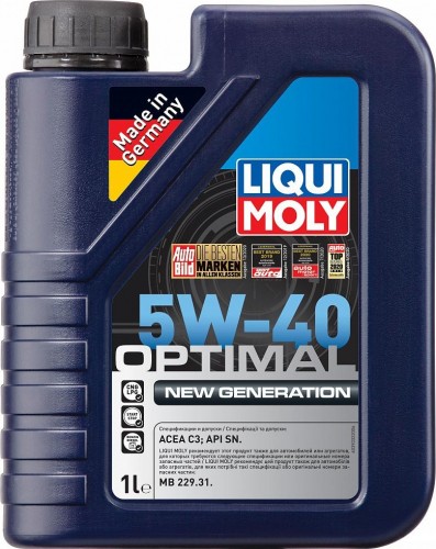 Масло моторное LIQUI MOLY SAE  5W40 Optimal New Generation 1 л 39032 синтетическое 39032