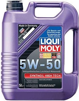 Масло моторное LIQUI MOLY SAE  5W50 Synthoil High Tech   5 л 9068 синтетическое 9068