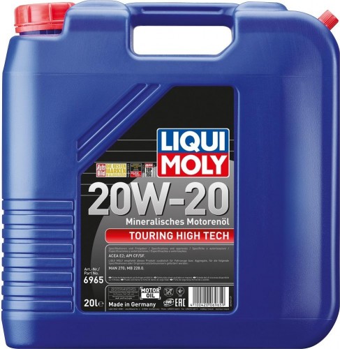 Масло моторное LIQUI MOLY SAE 20W20 Touring High Tech 20 л 6965 6965