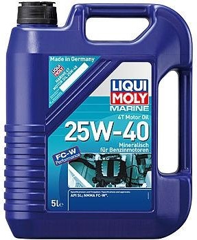 Масло моторное LIQUI MOLY SAE 25W40 Marine 4T Motor Oil  5 л 25027 25027