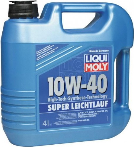 Масло моторное LIQUI MOLY SAE 10W40 Super Leichtlauf   4 л 1916/9504 синтетическое 9504/1916
