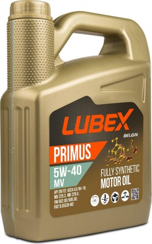 Масло моторное Lubex PRIMUS MV 5W40  5 л. синтетическое L034-1325-0405