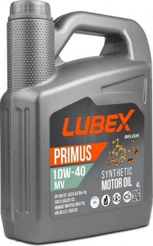 Масло моторное Lubex PRIMUS MV 10W40  4 л. синтетическое L034-1322-0404
