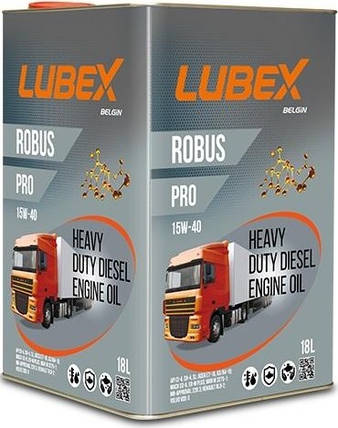 Масло моторное Lubex ROBUS PRO 15W40 18 л. минеральное L019-0773-0018
