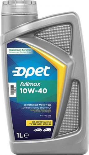Масло моторное OPET Fullmax 10W40 1 л синтетическое 601214974