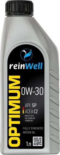 Масло моторное REINWELL 0W30 API SP, ACEA C2   1 л синтетическое 4947