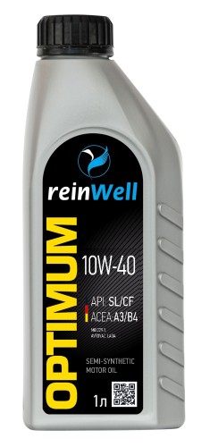 Масло моторное REINWELL 10W40 A3/B4  1 л полусинтетическое 4957