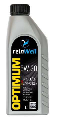 Масло моторное REINWELL 5W30 A3/B4   1 л синтетическое 4973