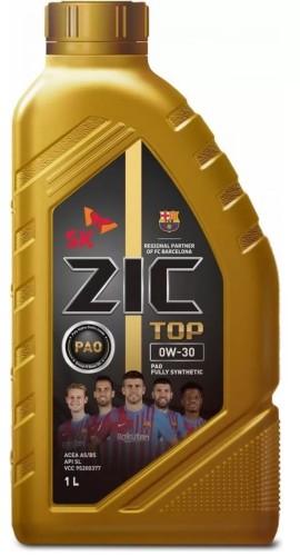 Масло моторное ZIC TOP 0W30 1 л 132680