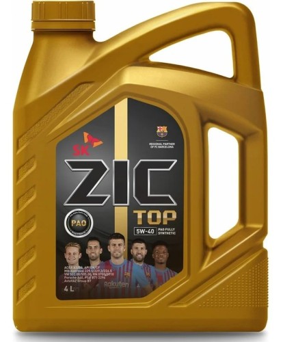 Масло моторное ZIC TOP 5W40  4 л 162682