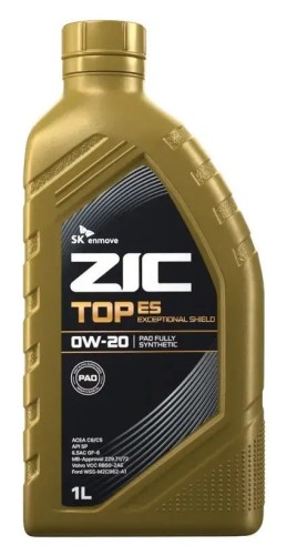 Масло моторное ZIC TOP ES 0W20 1 л 132045