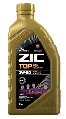 Масло моторное ZIC TOP FS 0W30 1 л 132042