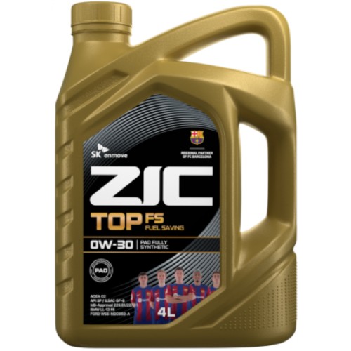 Масло моторное ZIC TOP FS 0W30 4 л 162042