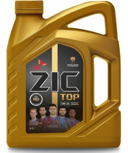 Масло моторное ZIC TOP LS 0W20 4 л 162679
