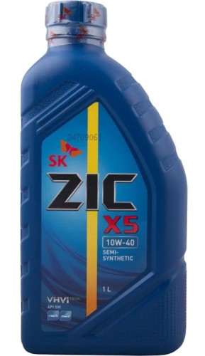Масло моторное ZIC X5 10W40  1 л 132622