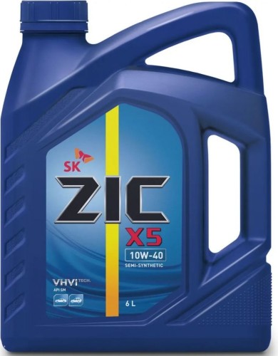 Масло моторное ZIC X5 10W40  6 л 172622