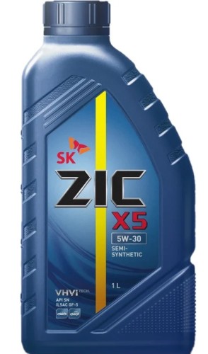 Масло моторное ZIC X5 5W30  1 л 132621