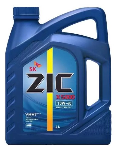 Масло моторное ZIC X5000 10W40  4 л 162658
