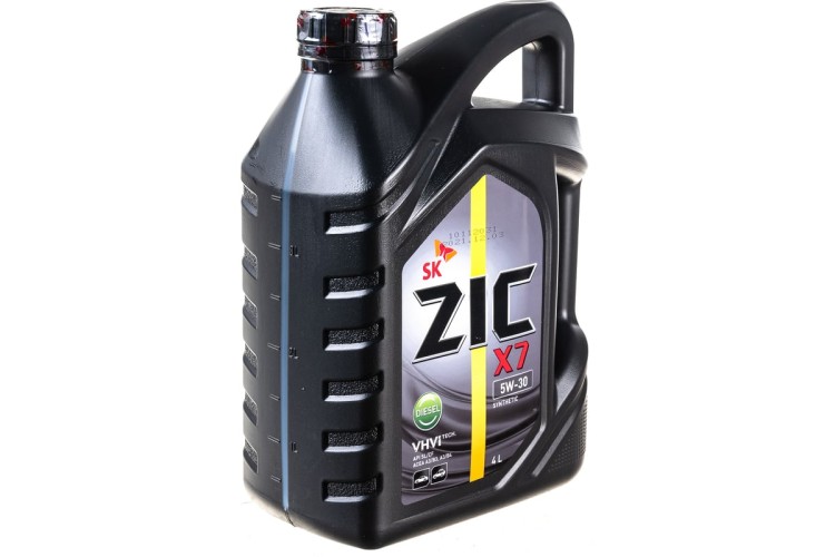 Масло моторное ZIC X7 DIESEL 5W30  4 л 162610 - изображение 2