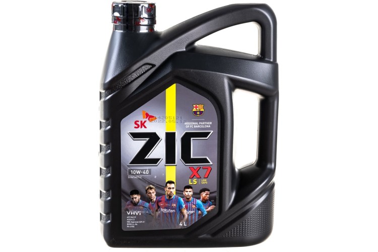 Масло моторное ZIC X7 LS 10W40  4 л 162620