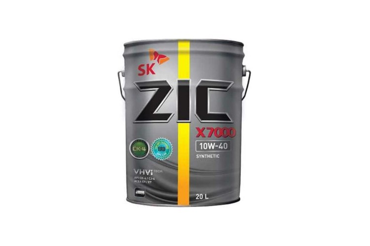 Масло моторное ZIC X7000 10W40 20 л 192677