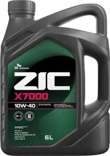 Масло моторное ZIC X7000 10W40  6 л 172142