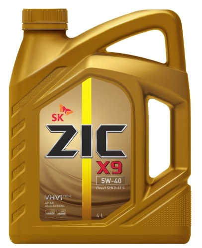 Масло моторное ZIC X9 5W40  4 л 162613
