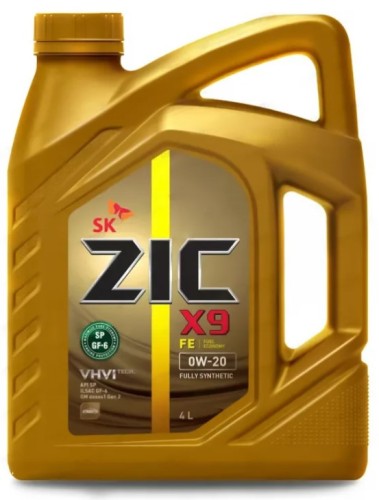 Масло моторное ZIC X9 FE 0W20  4 л 162684