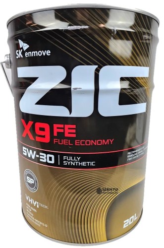 Масло моторное ZIC X9 FE 5W30 20 л 192615