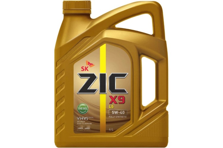 Масло моторное ZIC X9 LS 5W40 Diesel 4 л 162609
