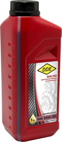 Масло трансмиссионное DDE SAE 80W90 API GL-5 1 л M-SAE80W-90