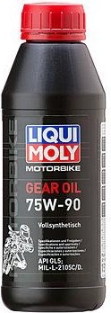 Масло трансмиссионное для мотоциклов LIQUI MOLY 75W 90 Motorbike Gear Oil 0,5 л 7589 синтетическое 1516/7589