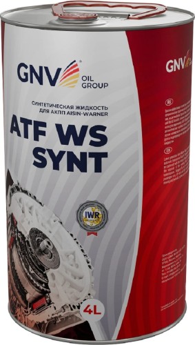 Масло трансмиссионное GNV ATF WS Synt 4 л GWS101312801111SYW004