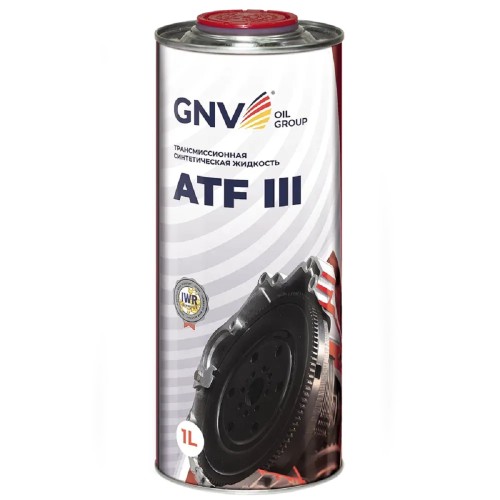 Масло трансмиссионное GNV ATF III 1 л (металл. канистра) GA311110M260751110001