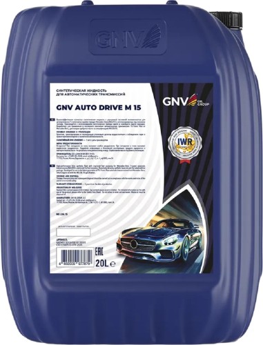 Масло трансмиссионное GNV Auto Drive M 15 20 л GADM115012610012130020 - изображение 2