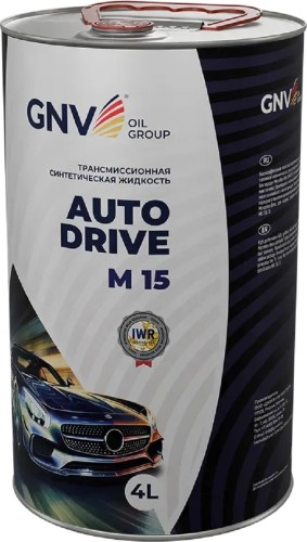 Масло трансмиссионное GNV Auto Drive M 15 4 л GADM115012610012130004