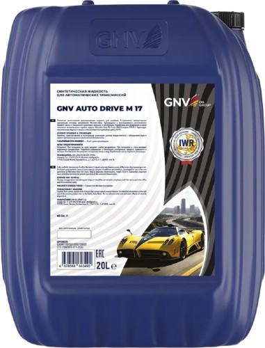 Масло трансмиссионное GNV Auto Drive M 17 20 л GADM117012610012130020 - изображение 2