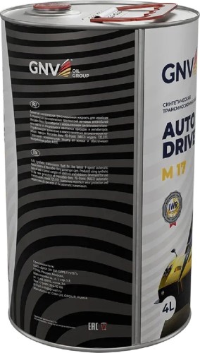 Масло трансмиссионное GNV Auto Drive M 17 4 л GADM117012610012130004 - изображение 3