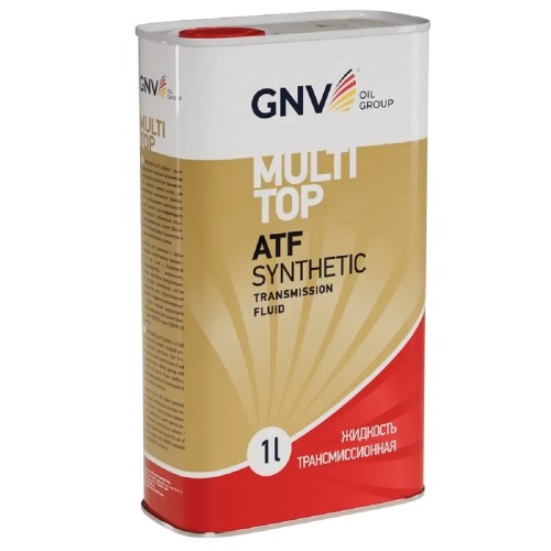 Масло трансмиссионное GNV MultiTop ATF Synthetic 1 л (металл. канистра) GMT101213001755SYN0001