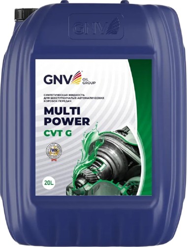 Масло трансмиссионное GNV Multi Power CVT G (зеленый) 20 л GMCG13131032309111020