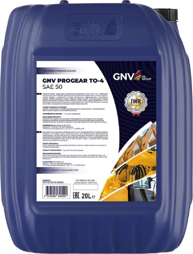 Масло трансмиссионное GNV Progear TO-4 SAE 50 20 л GPT1012615014510050020 - изображение 2
